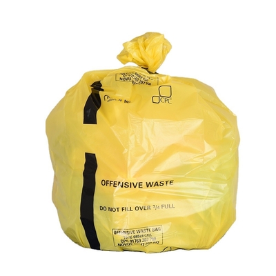 Удобный полиэтиленовый пакет из HDPE для упаковки медицинских отходов клиники