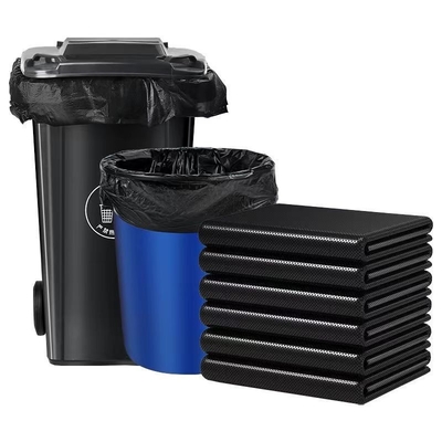 Рельефная обработка поверхности HDPE плоский карманный мусорный мешок для коммерческой гостиничной собственности