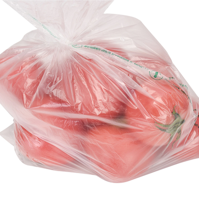 Прозрачная HDPE упаковка пищевых продуктов плоский пакет на ролике Для фруктов овощный хлеб Образец