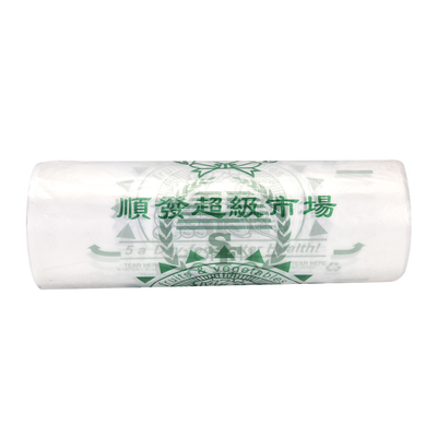 Прозрачная HDPE упаковка пищевых продуктов плоский пакет на ролике Для фруктов овощный хлеб Образец