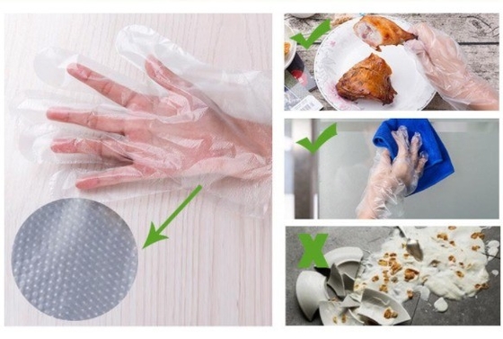 PE Пластиковые перчатки для уборки, приготовления пищи BBQ DIY Внешний материал полиэстерная комната для ухода за ребенком