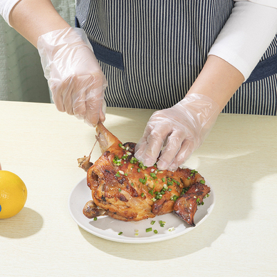 PE Пластиковые перчатки для уборки, приготовления пищи BBQ DIY Внешний материал полиэстерная комната для ухода за ребенком