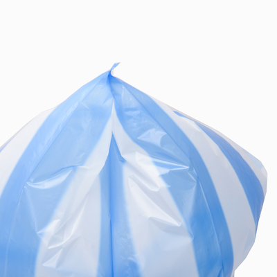 Супермаркет HDPE Сцепление черный пластик Безопасность квадратный нижний мешок с конкурентоспособным