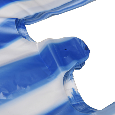 Супермаркет HDPE Сцепление черный пластик Безопасность квадратный нижний мешок с конкурентоспособным