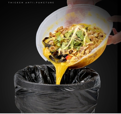 Черные мешки для мусора из HDPE/LDPE/LLDPE с сильной звездой для отделки корзины для офисных отходов