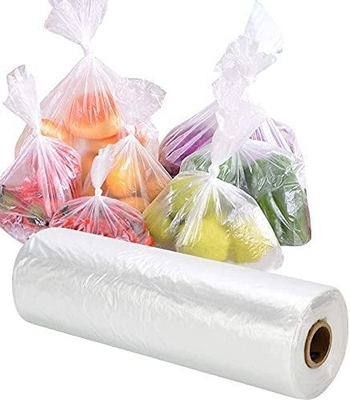 Пластмассовый мешок для хранения пищевых продуктов плоский или рукавный галстук HDPE/LDPE/LLDPE материал