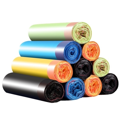 Образец HDPE/LDPE/LLDPE настройка черные пластиковые мешки для мусора