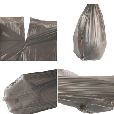 Бытовые и офисные отходы HDPE/LDPE/LLDPE Толстый одноразовый мешок для мусора с плоским ртом