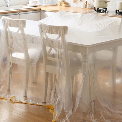 Green Moisture Proof Plastic Furniture Dust Cover Толщина 5,5-12,5 мкм Customized