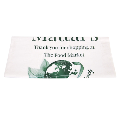 Logo Print PET PETAL PE настраиваемый пластиковый пакет с гибкой ручкой и настраиваемой печатью