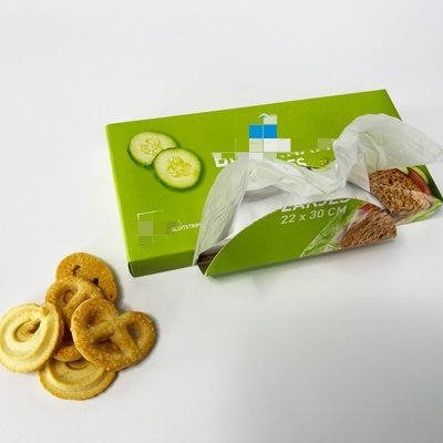 Биоразлагаемый полиэтиленовый пластиковый пакет для упаковки продуктов питания на ролике для прозрачной и свежей защиты