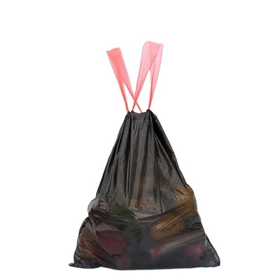 Логотип на заказ HDPE/LDPE/LLDPE Пластмассовые буксирные мешки для мусора