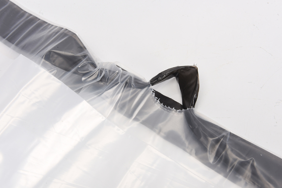 HDPE LDPE MDPE квадратный нижний пакет офисный домашний портативный автоматический закрывающийся пластиковый пакет