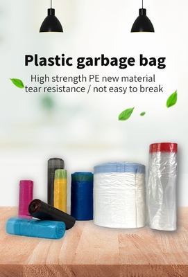 ОК Компост Сертифицированная массовая настройка Drawstring Кухонные мусорные мешки для пользовательского логотипа
