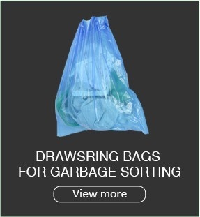 ОК Компост Сертифицированная массовая настройка Drawstring Кухонные мусорные мешки для пользовательского логотипа