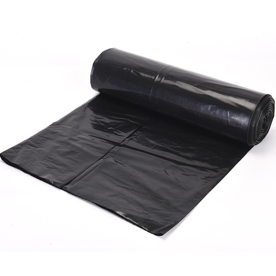 38X50 Черный мусорный мешок с индивидуальным складом Hdpe Пластиковый мусорный мешок для покупок B2B