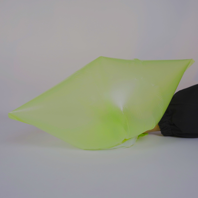 Цветный HDPE одноразовый мусорный мешок с застежкой