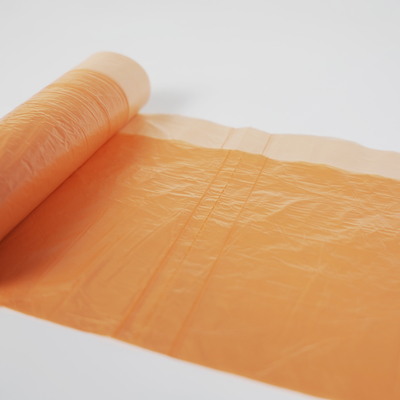Цветный HDPE одноразовый мусорный мешок с застежкой