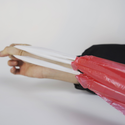 Цветный HDPE одноразовый мусорный мешок с застежкой