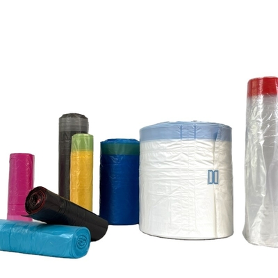 Индивидуально сложенные HDPE пластиковые мусорные мешки для мусора