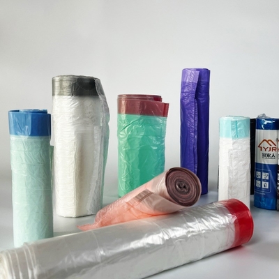 Индивидуально сложенные HDPE пластиковые мусорные мешки для мусора