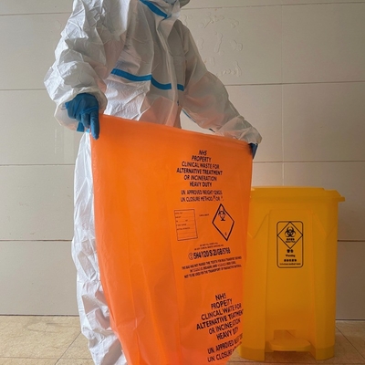 Оффсетно-печатный пакет для мусора из медицинских отходов из HDPE/LDPE/LLDPE с индивидуальным дизайном