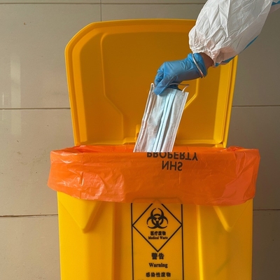 Оффсетно-печатный пакет для мусора из медицинских отходов из HDPE/LDPE/LLDPE с индивидуальным дизайном