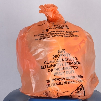 Оффсетно-печатный пакет для мусора из медицинских отходов из HDPE/LDPE/LLDPE с индивидуальным дизайном
