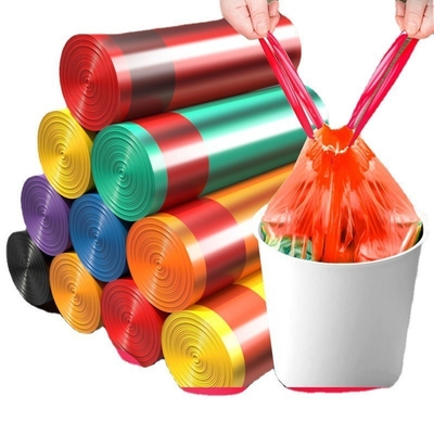 Ok Компост Сертификат HDPE Custom Logo Printing Drawstring Мусорный мешок для переплета