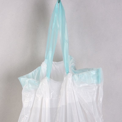 Производит чёрный мусорный мешок с тяговой веревкой HDPE/LDPE/LLDPE для мусора