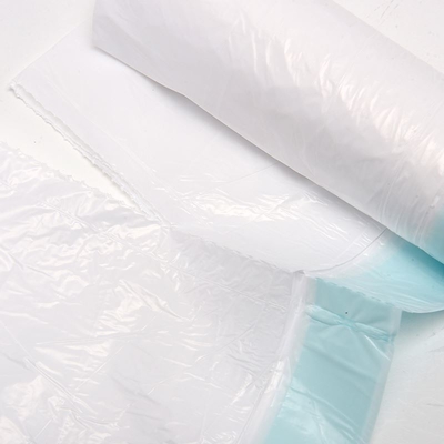 Производит чёрный мусорный мешок с тяговой веревкой HDPE/LDPE/LLDPE для мусора