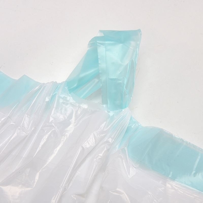 Экологически чистый мешок для мусора из HDPE с пластиковой лентой