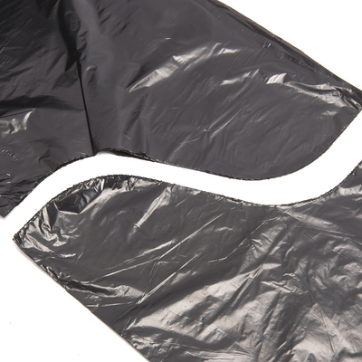 Бежевый PE Пластмассовый HDPE/LDPE Flap Tie Мусорный мешок для прямых пользовательских брендов