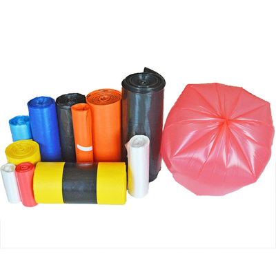 Изготовленный HDPE/LDPE/LLDPE пластиковый мусорный мешок толщиной 5-100 микрон