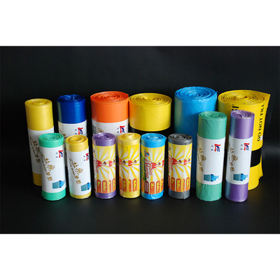 Изготовленный HDPE/LDPE/LLDPE пластиковый мусорный мешок толщиной 5-100 микрон
