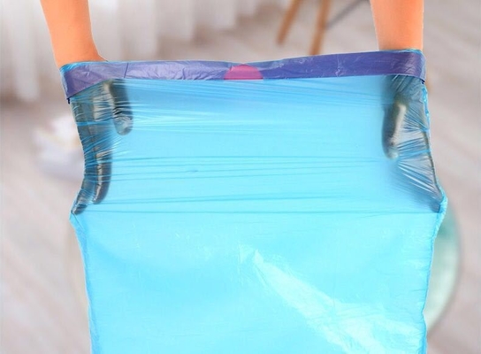 Углубленный черный мешок для мусора для кухонного мусора из HDPE/LDPE/LLDPE