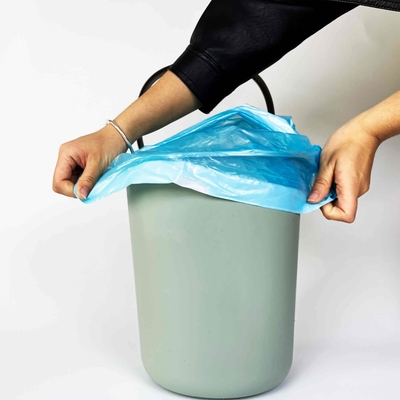 Прямая поставка перерабатываемых мусорных мешков с нитями из HDPE/LDPE/LLDPE
