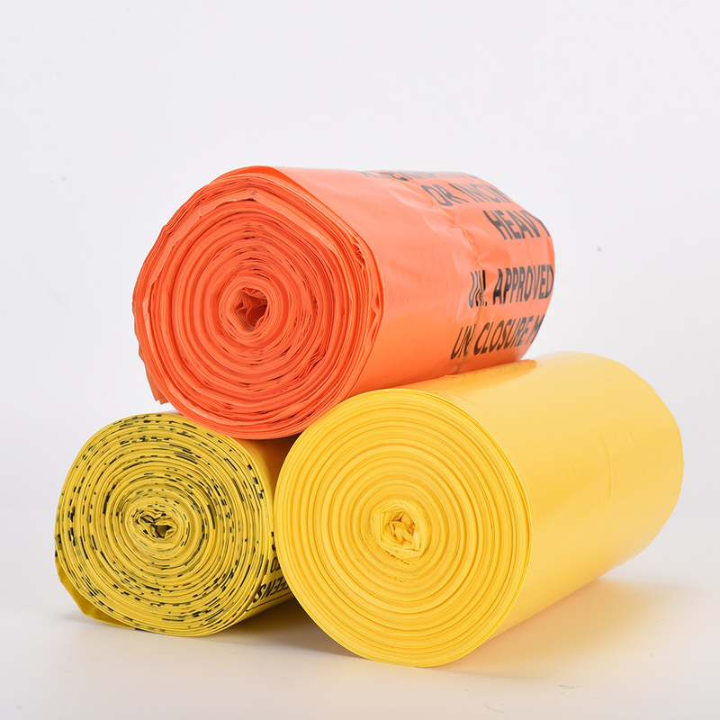 Настраиваемый логотип HDPE Биоопасность Желтый медицинский мешок для клинических отходов ОК Компост сертифицированный