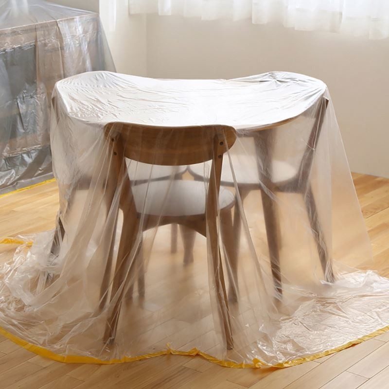 Green Moisture Proof Plastic Furniture Dust Cover Толщина 5,5-12,5 мкм Customized