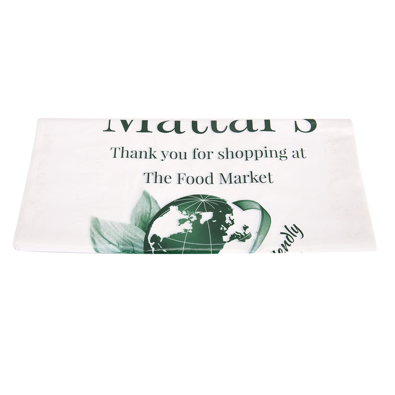Logo Print PET PETAL PE настраиваемый пластиковый пакет с гибкой ручкой и настраиваемой печатью
