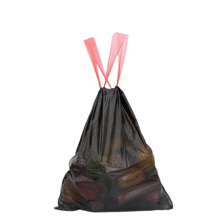 Логотип на заказ HDPE/LDPE/LLDPE Пластмассовые буксирные мешки для мусора