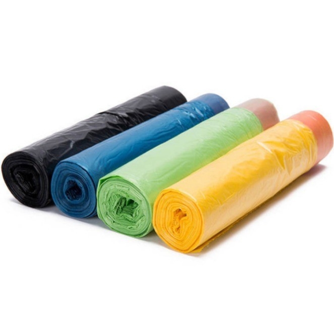HDPE LDPE MDPE квадратный нижний пакет офисный домашний портативный автоматический закрывающийся пластиковый пакет