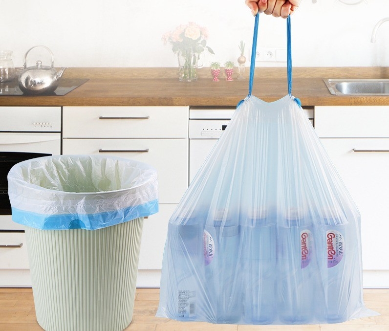 Заказ на заказ принимается 13 галлонов HDPE/LDPE/LLDPE пластиковых мусорных мешков для индивидуальных нужд